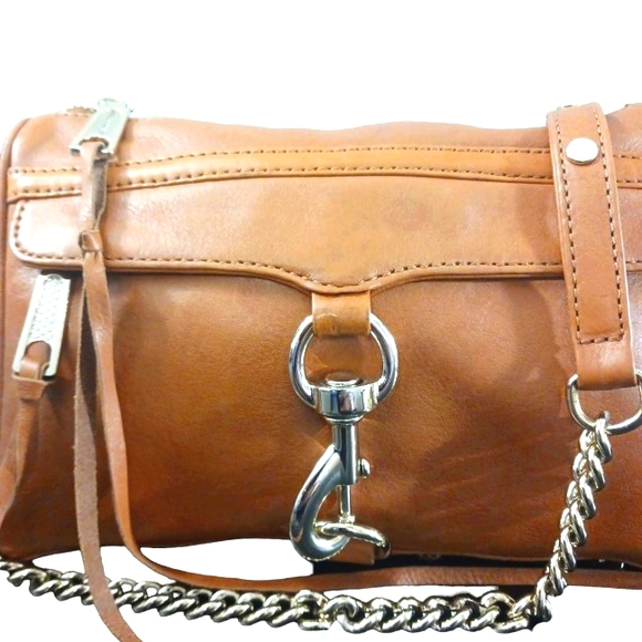 Rebecca Minkoff Tan Leather MAC Crossbody Bag - Picture 7 of 11